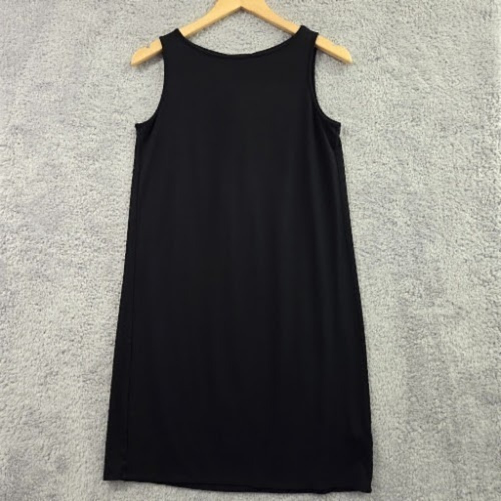 J. Jill Wearever Dress Womens XS Black Sleeveless A-Line Shift LBD Classic Basic